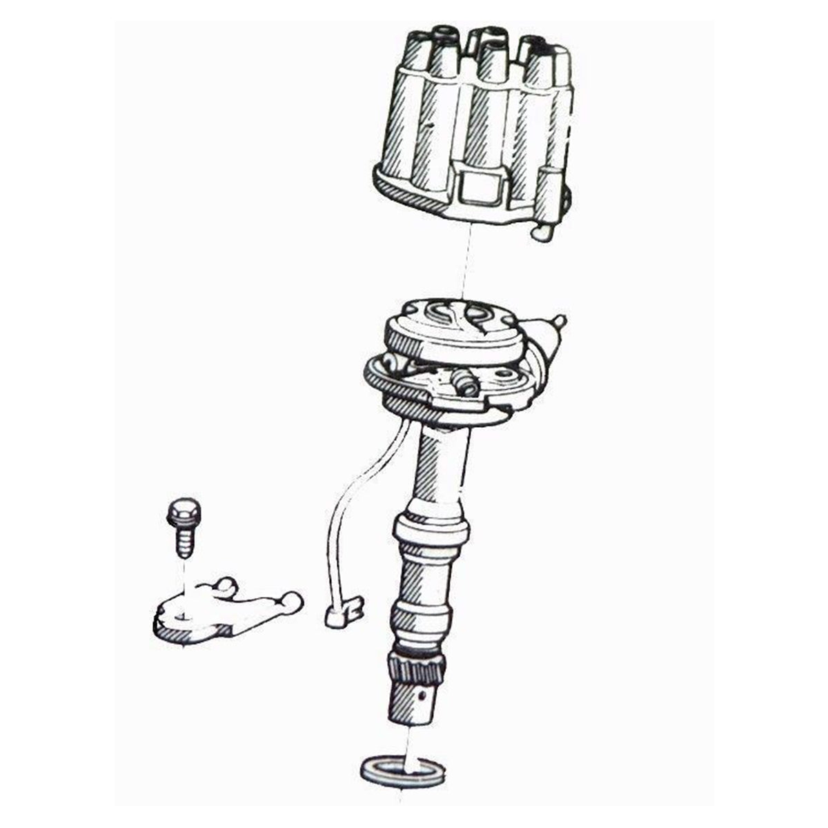 1964-79 Pontiac (All) Distributor Hold Down Clamp 1pc