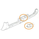 1969 Pontiac, Lemans, Tempest, GTO Rear Bumper Rubber Impact Bumpers 2pc