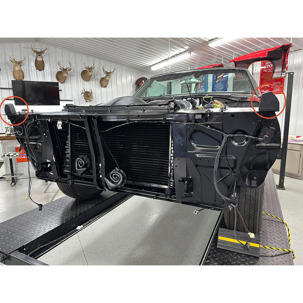 1968-72 Pontiac, Lemans, Tempest, GTO Front Fender at Core Support Bumpers 2pc