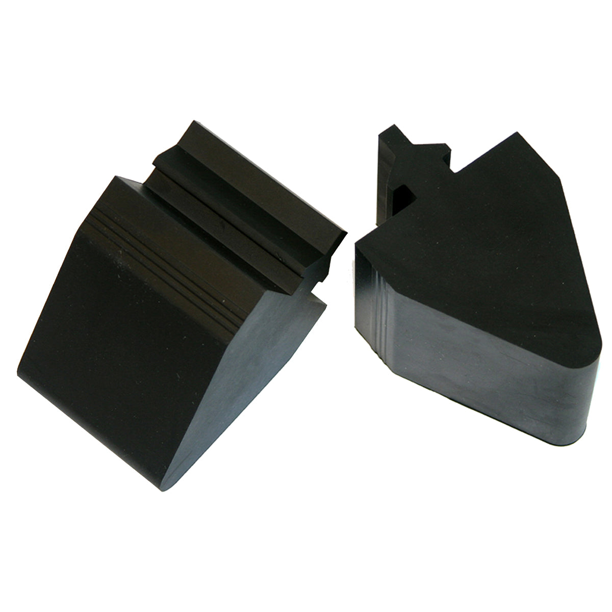 1964-77 GM A-Body Rear Axle Bumpers with Correct Ribbs, 2pc