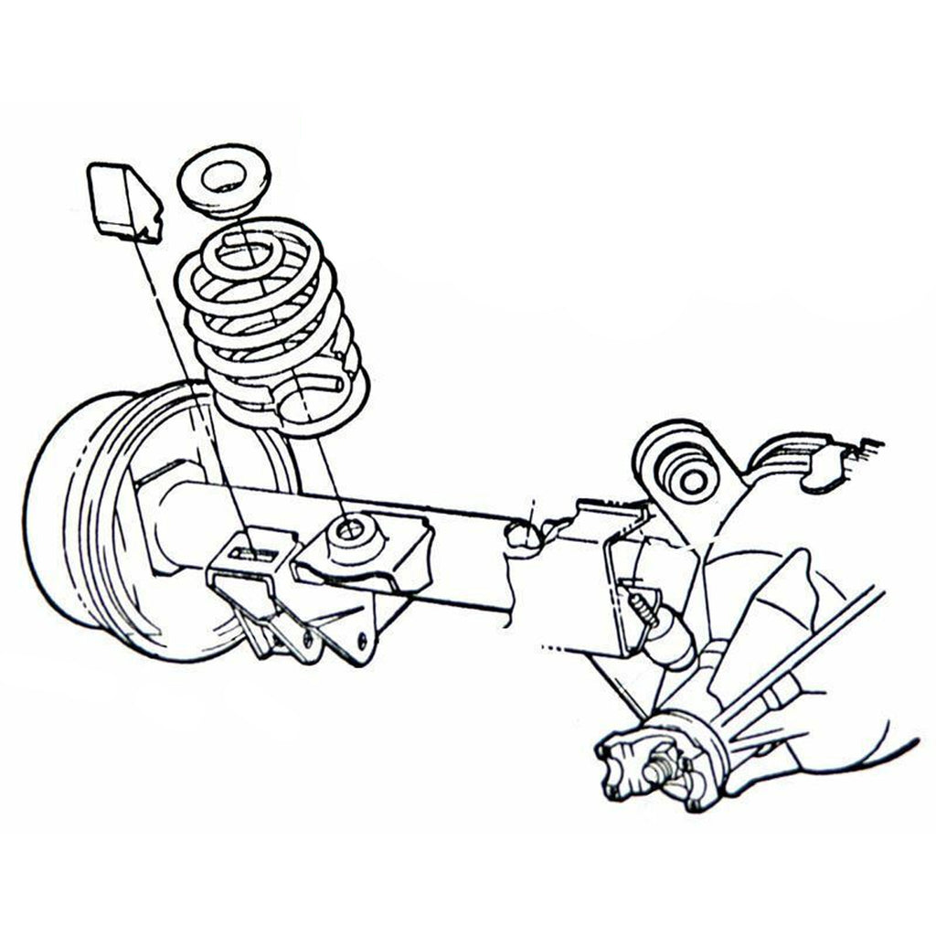 1964-77 GM A-Body Rear Axle Bumpers with Correct Ribbs, 2pc