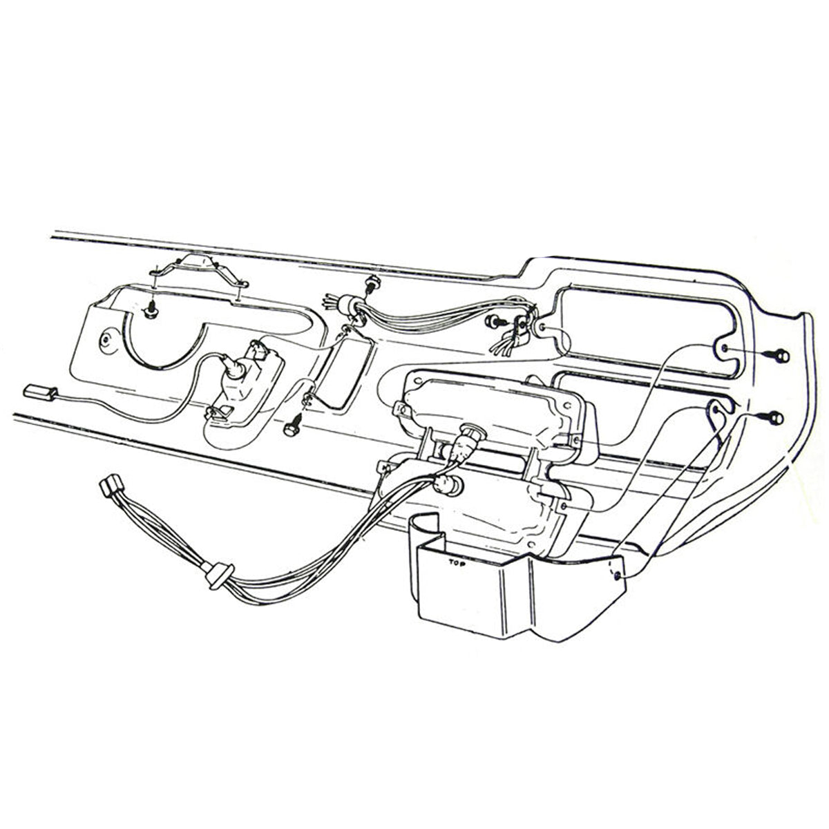 1971-72 Oldsmobile Cutlass 442 Rear Tail Lights Gasket 4pc