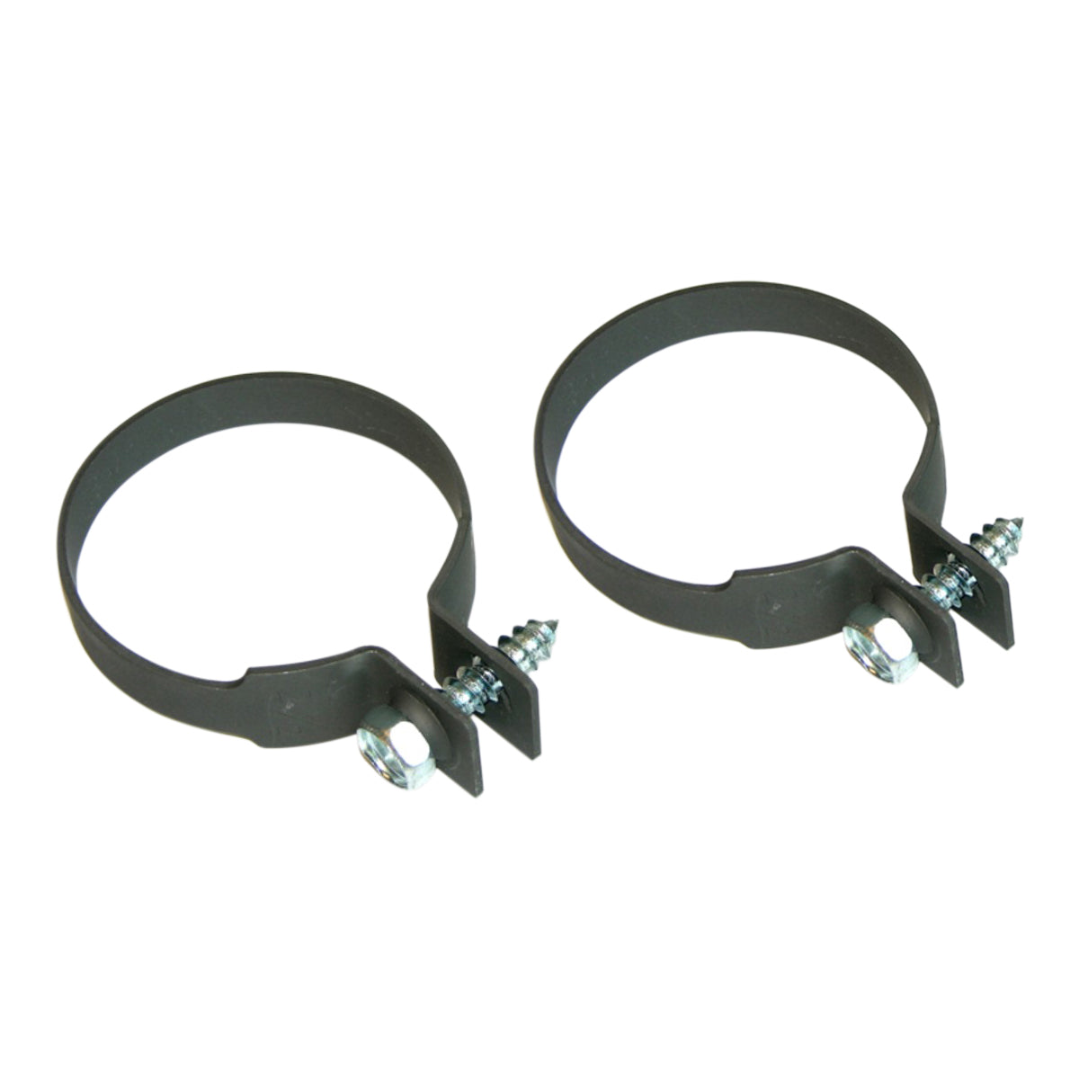 1964-77 GM Correct Tail Pipe Hanger Clamp 2-1/2 Single Bolt Phosphate 2pc