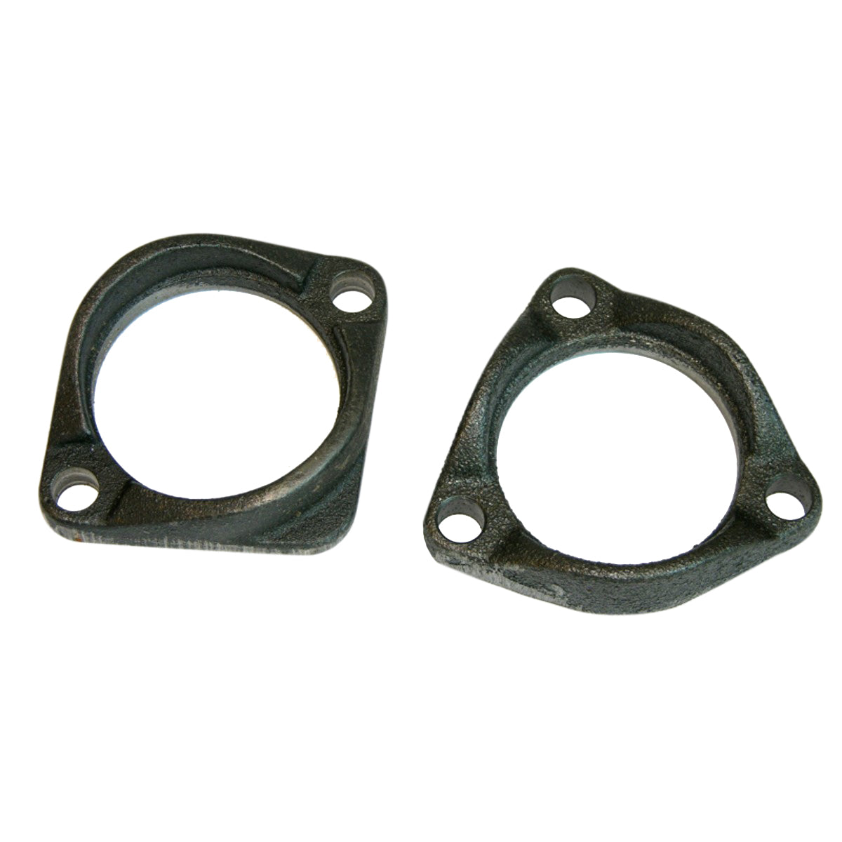 1968-72 Pontiac Ram Air 1 HO Exhaust Flanges For 2 1/4" Head Pipes 2pc