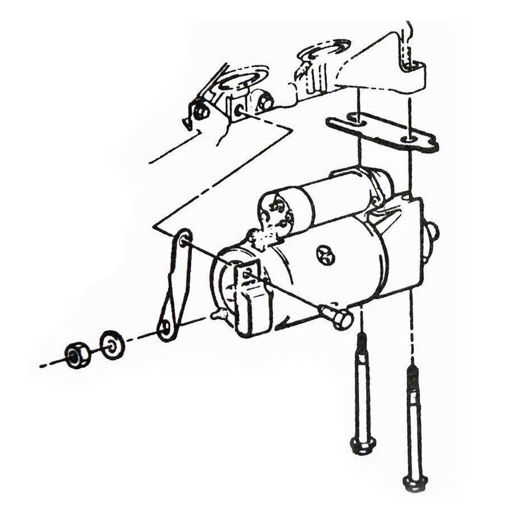 1970-77 Pontiac A-Body F-Body Starter Brace 1pc