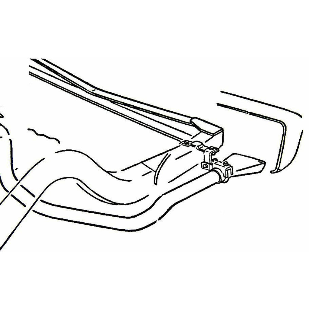 1969 Chevelle SS Rear Exhaust Tail Pipe Hangers
