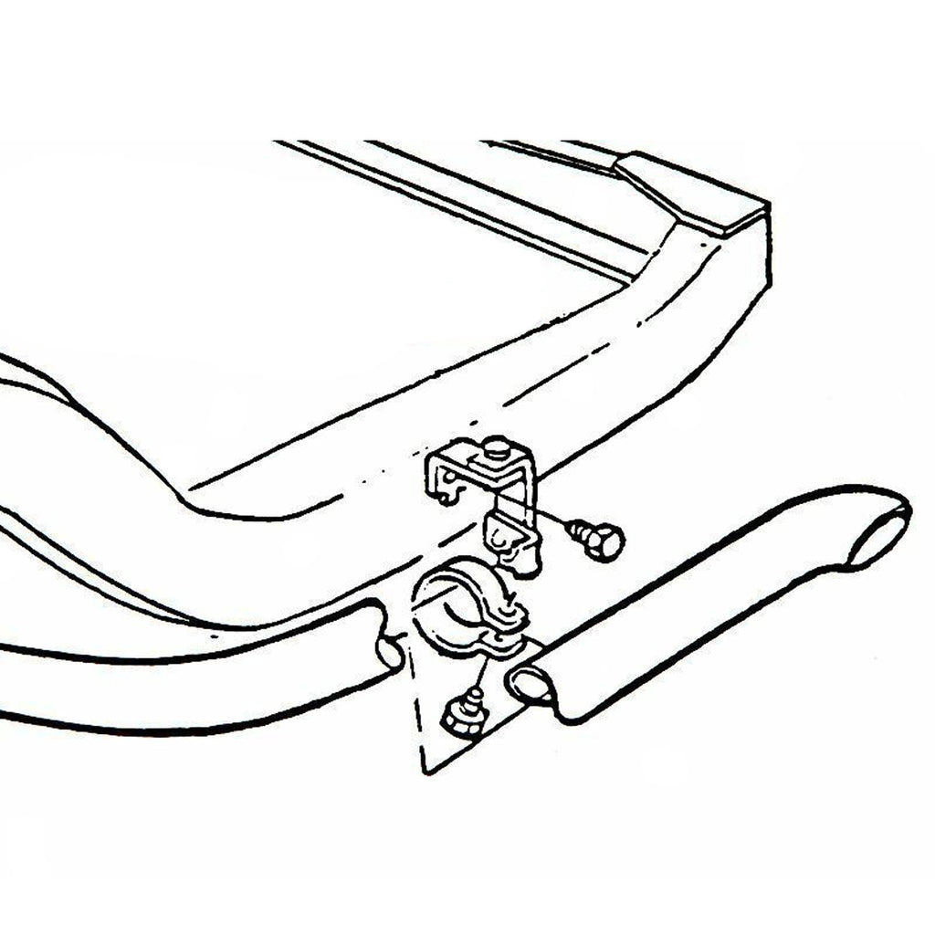 1968-72 Chevelle Dual Exhaust Tail Pipe Hangers