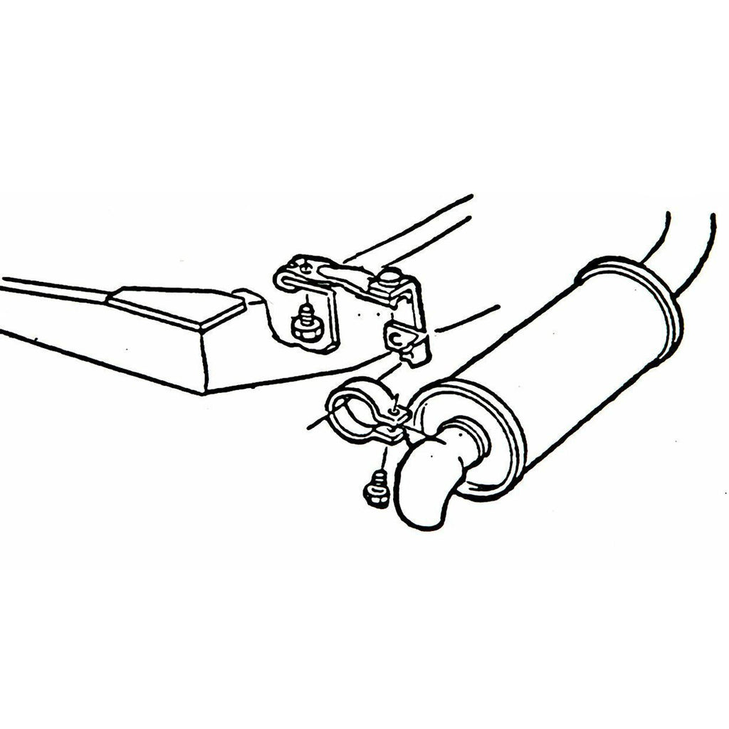 1968-69 Chevelle Dual Exhaust With Resonators Hangers