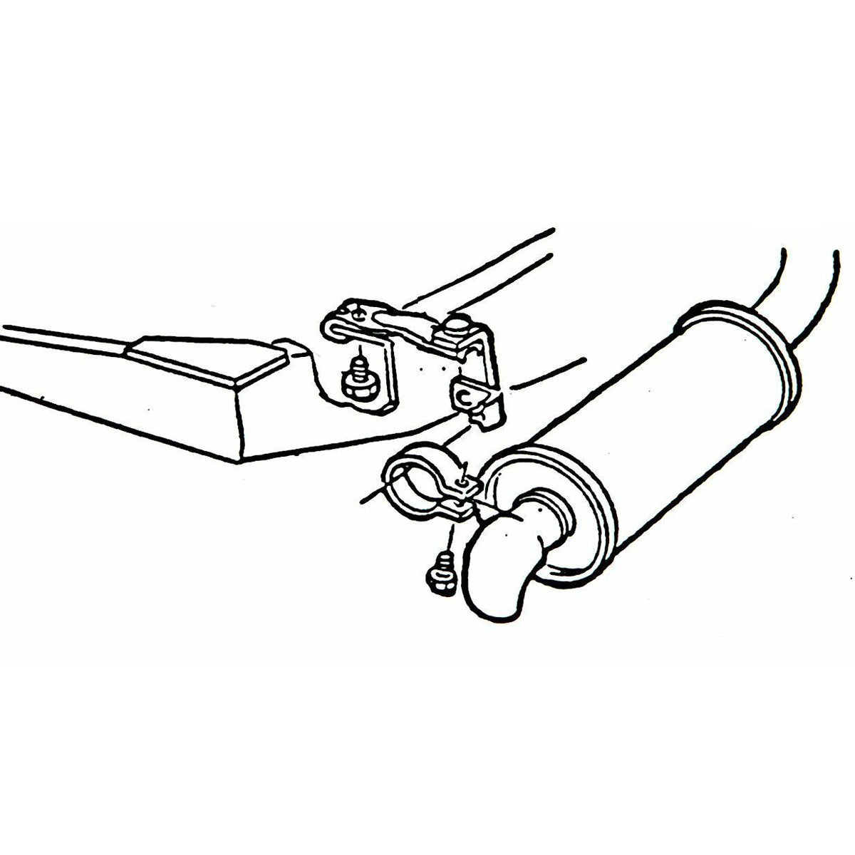 1968-69 Chevelle Dual Exhaust With Resonators Hangers