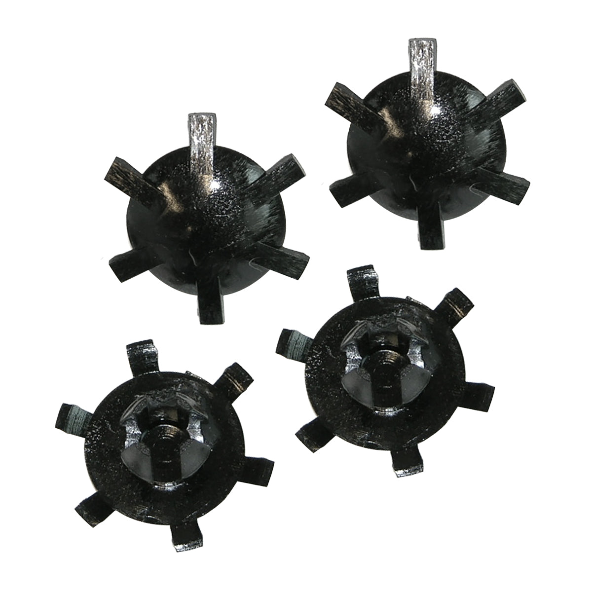 1968-72 GM Door Window Glass Plastic Ride Clips and Buttons 4pc