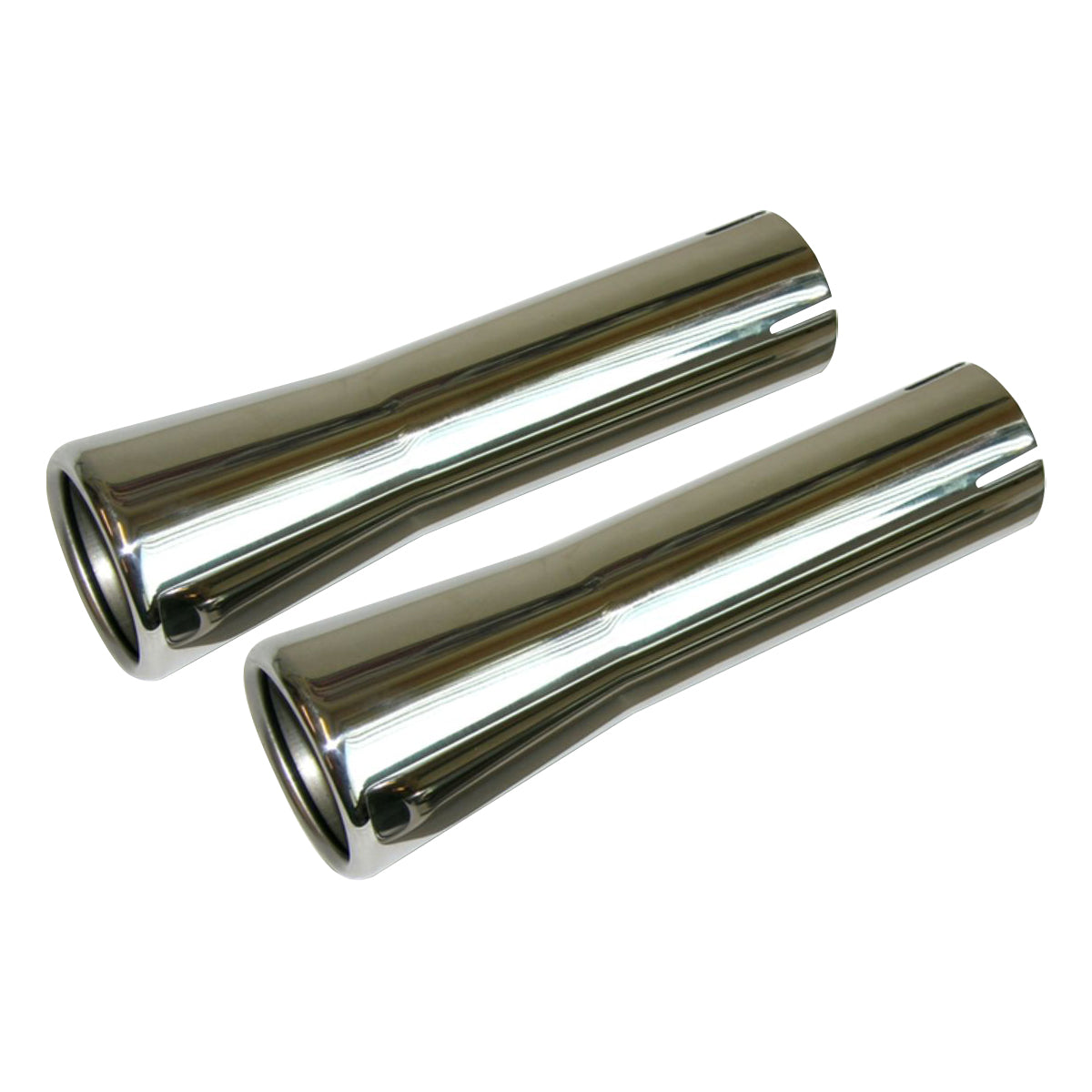 1966-68 Pontiac GTO Stainless Chrome Exhaust Extensions 2" Pair