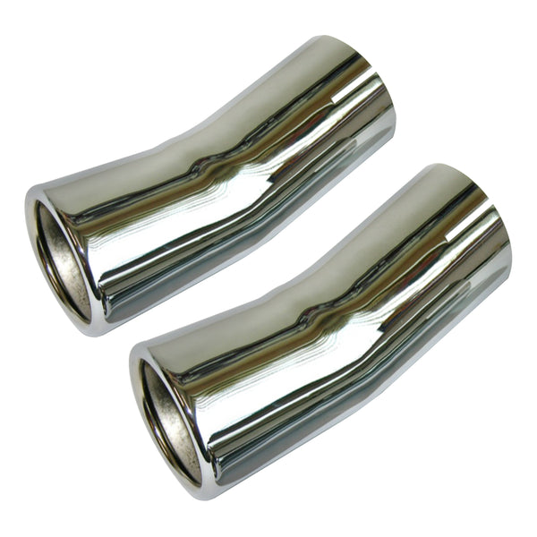 1969 Pontiac GTO Chrome Exhaust Extensions 2 1/4" Pair