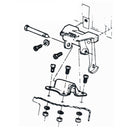 1964-72 GTO Engine Mount Frame Brackets, All Pontiac V8 EXC 455 Pair