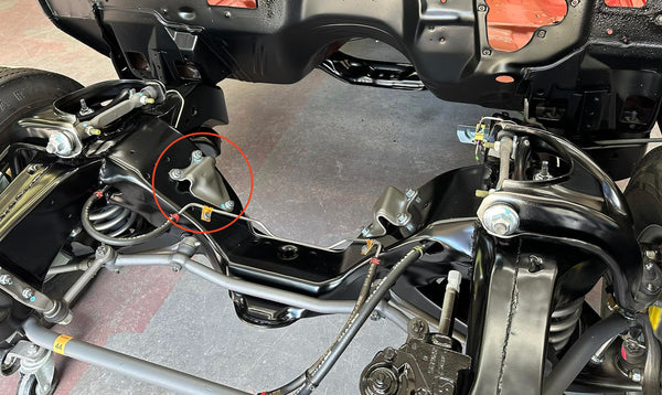 1964-72 GTO Engine Mount Frame Brackets, All Pontiac V8 EXC 455 Pair