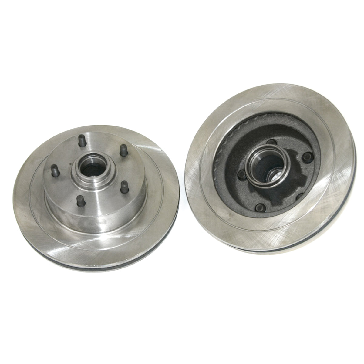 1970-75 GM A & X-body Factory Correct Rotors With Groove 2pc Kit