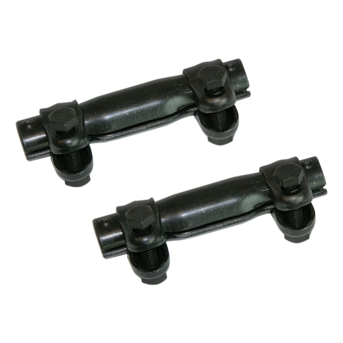 1964-69 GM A-Body Tie Rod Sleeves Black Zinc Plated 2pc