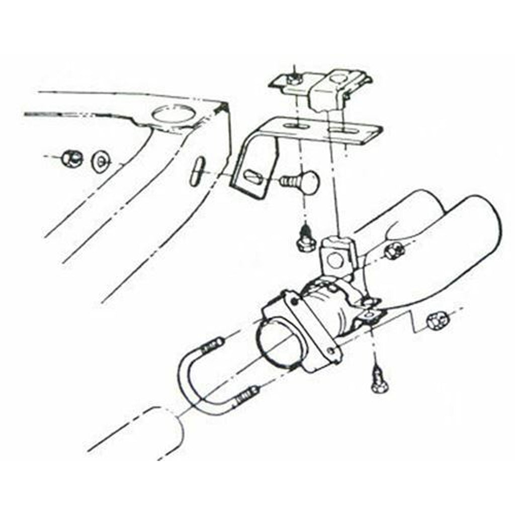 1970-71 Pontiac GTO Rear Tail Pipe Hanger Kit