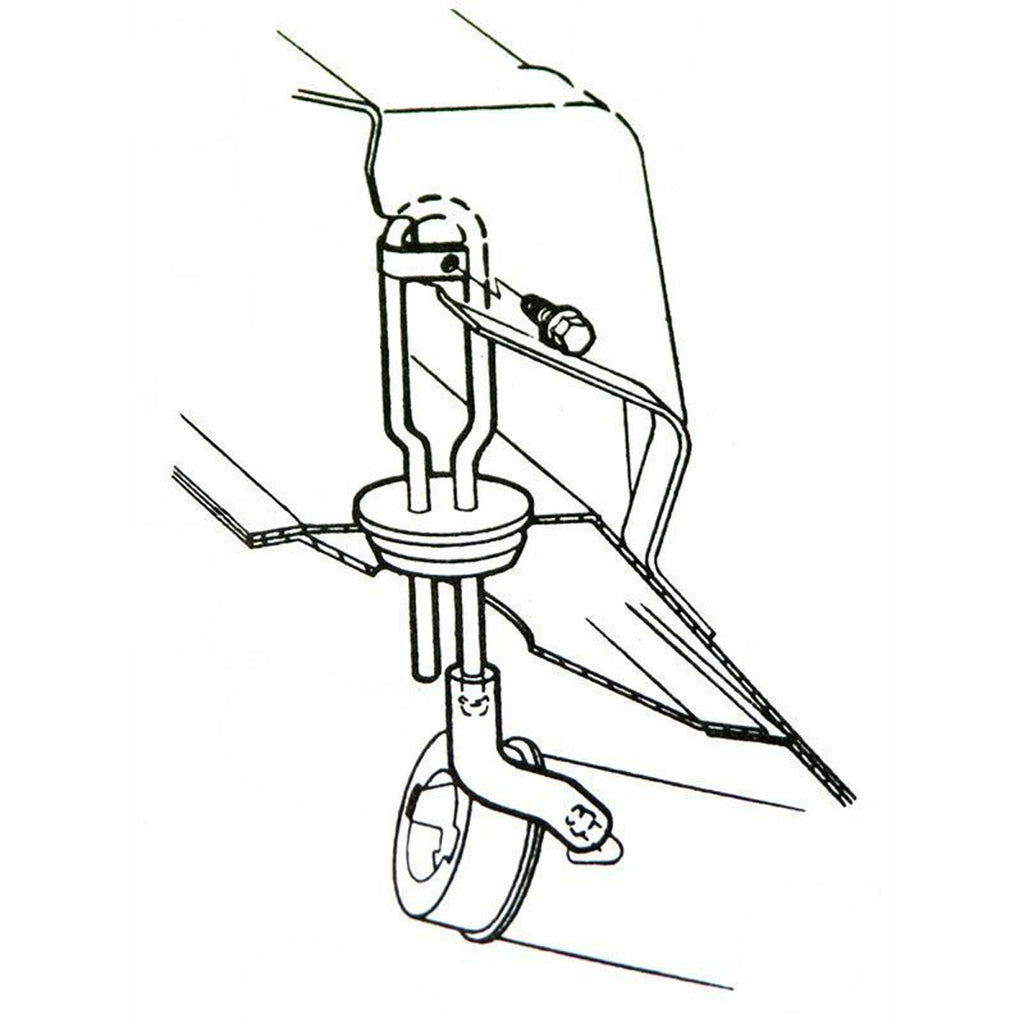 1966-67 GTO & Lemans Trunk Vent Tube Kit