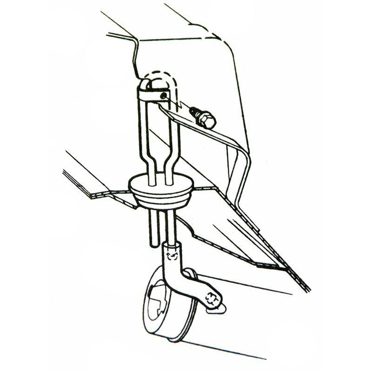 1966-67 GTO & Lemans Trunk Vent Tube Kit