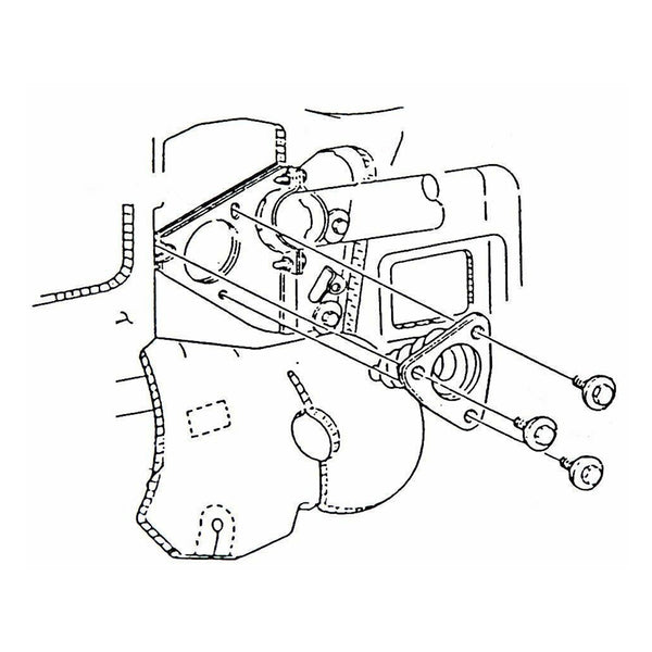 1968-72 GM A-Body Steering Column To Firewall Mounting Kit 9pc