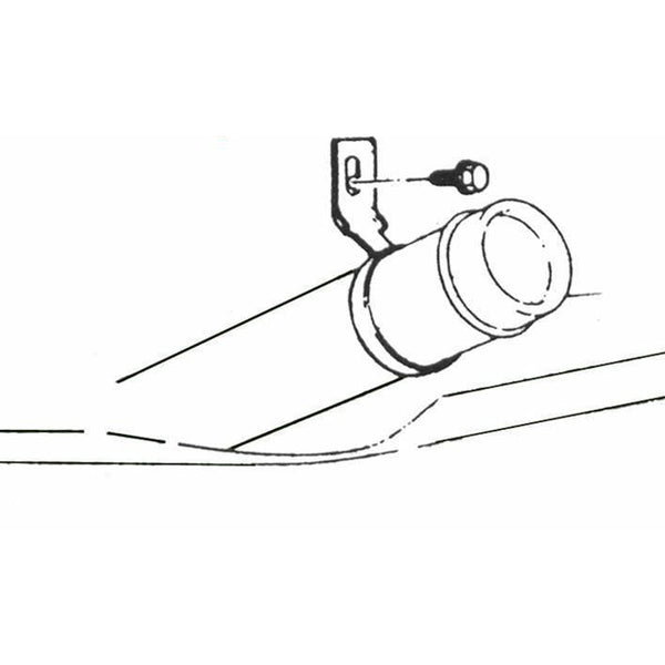 1968-70 Cutlass Gas Tank Filler Neck Support, 3pc