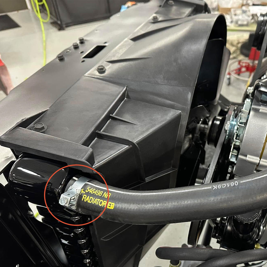 1968-72 Pontiac GTO, Firebird radiator hose clamp Kit 4pc.