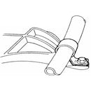 1968-72 Cutlass 442 AC Heater Hose Clamp 1pc.