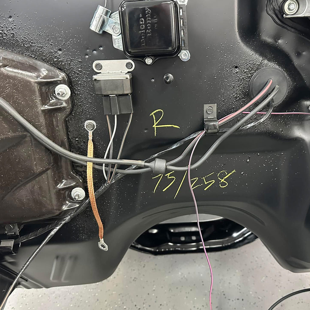 1965-77 Pontiac GTO Firebird Radio Suppression Ground Straps With Hardware 6pc