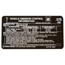 1970 Pontiac 455-4bbl Emissions Decal, Ea