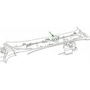 1970-72 Olds Cutlass Rear Hood Cowl Bumper 2pc