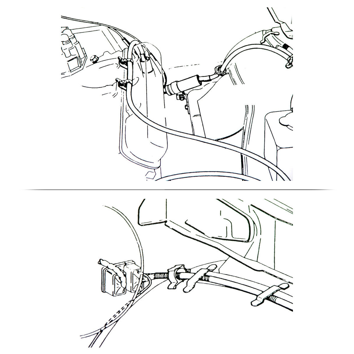 1971-72 Oldsmobile Cutlass Engine Compartment Plastic Clip 1pc