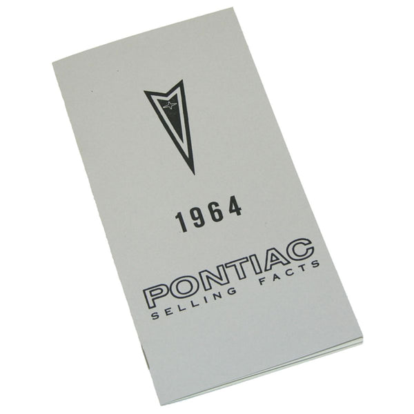 1964 Pontiac (All Models) Selling Facts Book 1pc