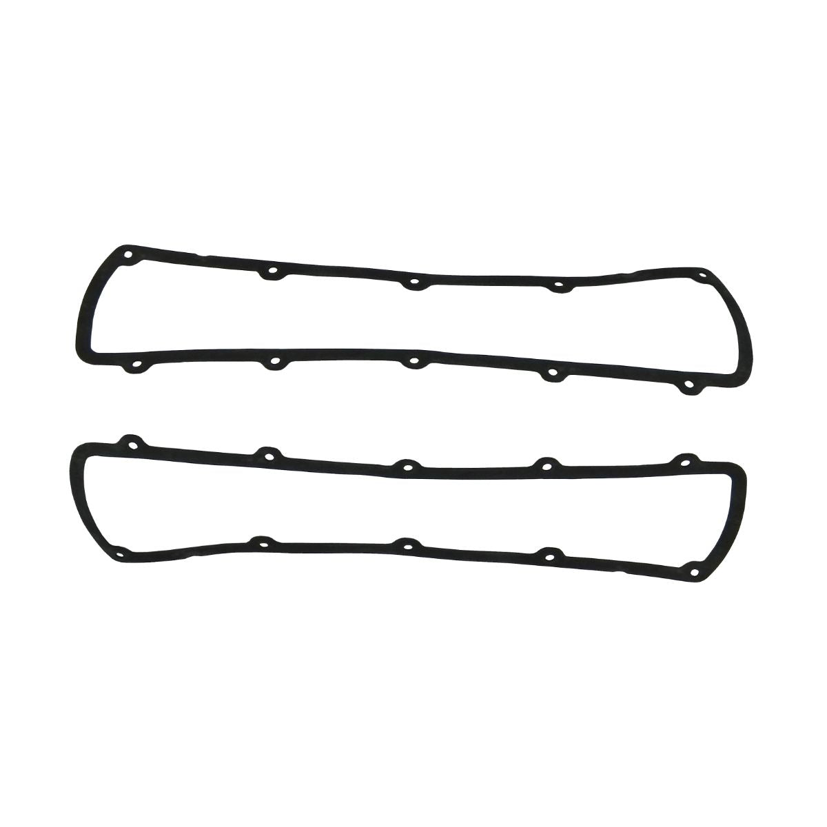 1964-87 Oldsmobile All V8 Valve Cover Gasket, Black Rubber 1/16" Thick 2pc