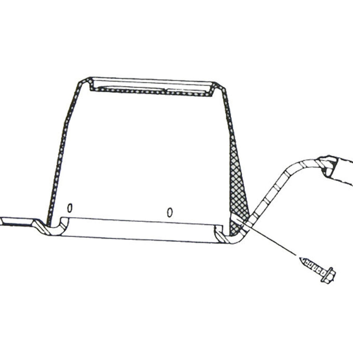 1968-72 Oldsmobile SSII Center Cap Screws, 25pc