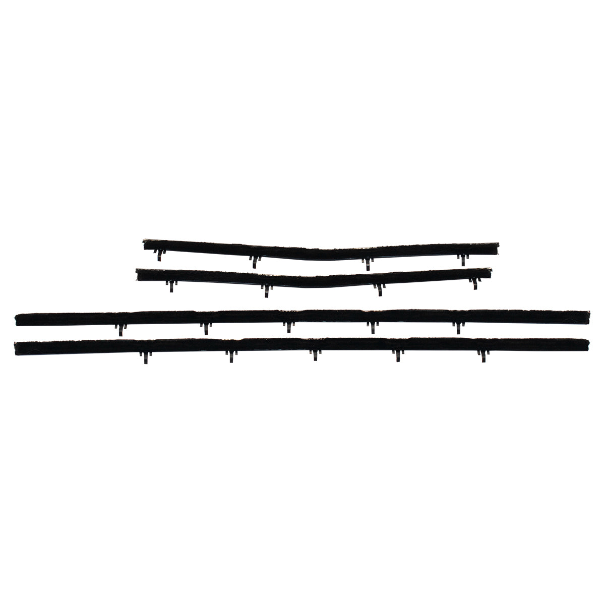 1966-67 Oldsmobile Cutlass Hardtop Sedan Outside Only Window Fuzzies 4pc