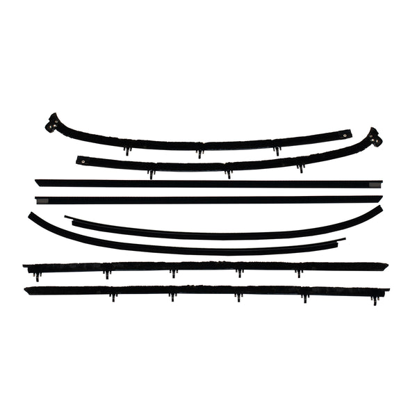 1968 Oldsmobile Cutlass Hardtop Sedan In & Outside Window Fuzzies 8pc