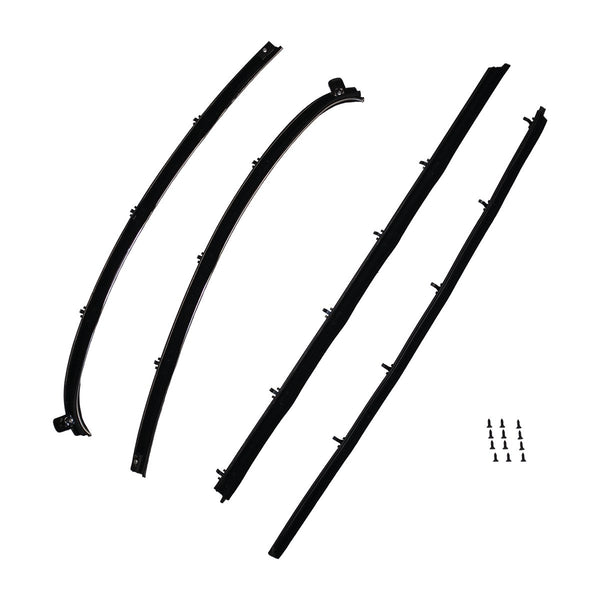 1968 Oldsmobile Cutlass Hardtop Sedan Outside Only Window Fuzzies 4pc