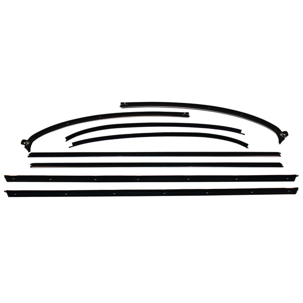 1969 Oldsmobile Cutlass Post Coupe In & Outside Window Fuzzies 8pc