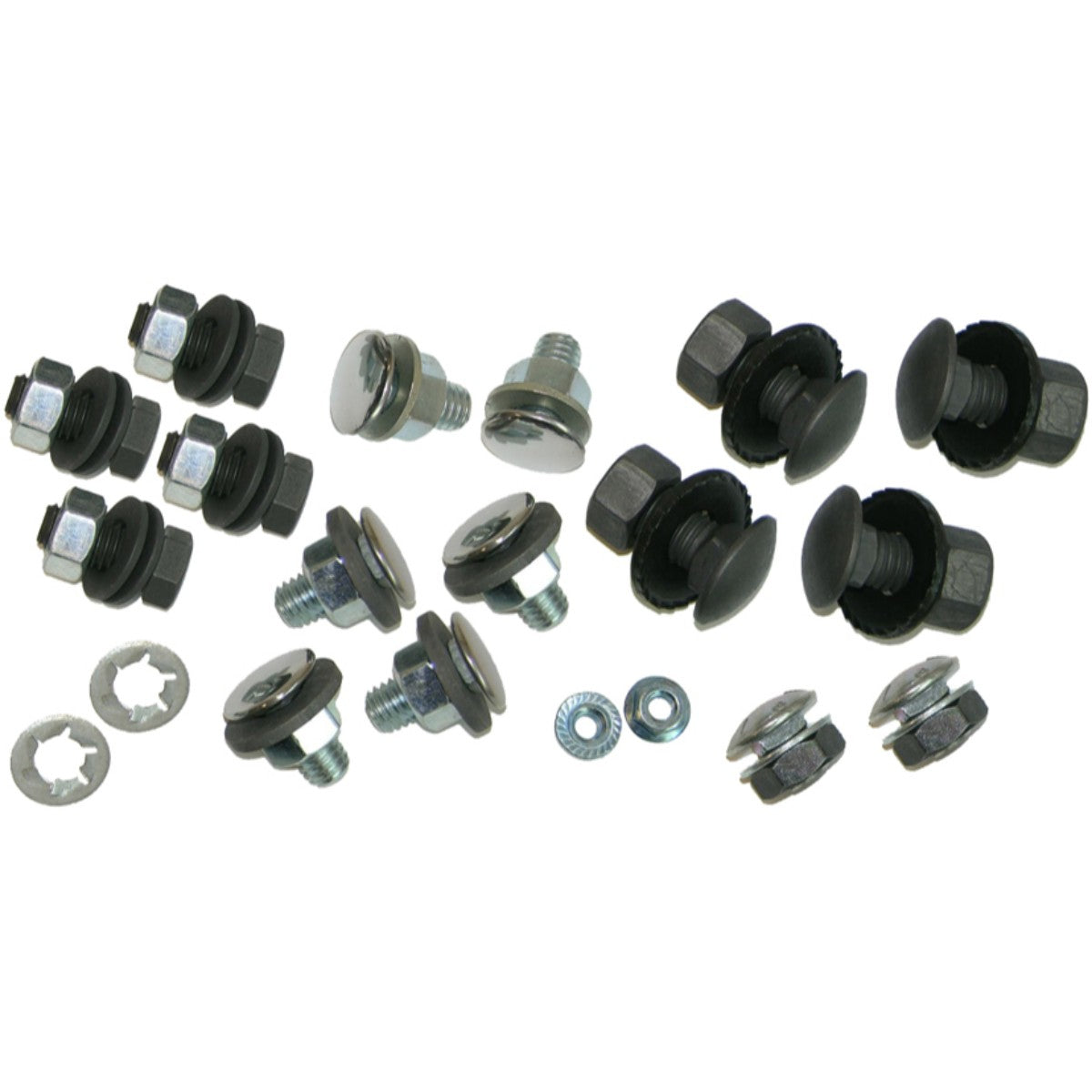 1971-72 Oldsmobile Cutlass Complete Front Bumper Hardware 58pc