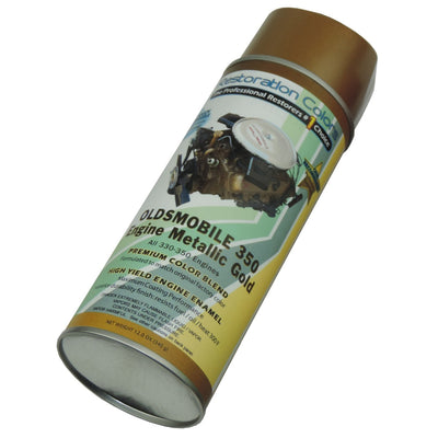 1968-72 Oldsmobile 330cid 350cid Gold Engine Paint, 1pc