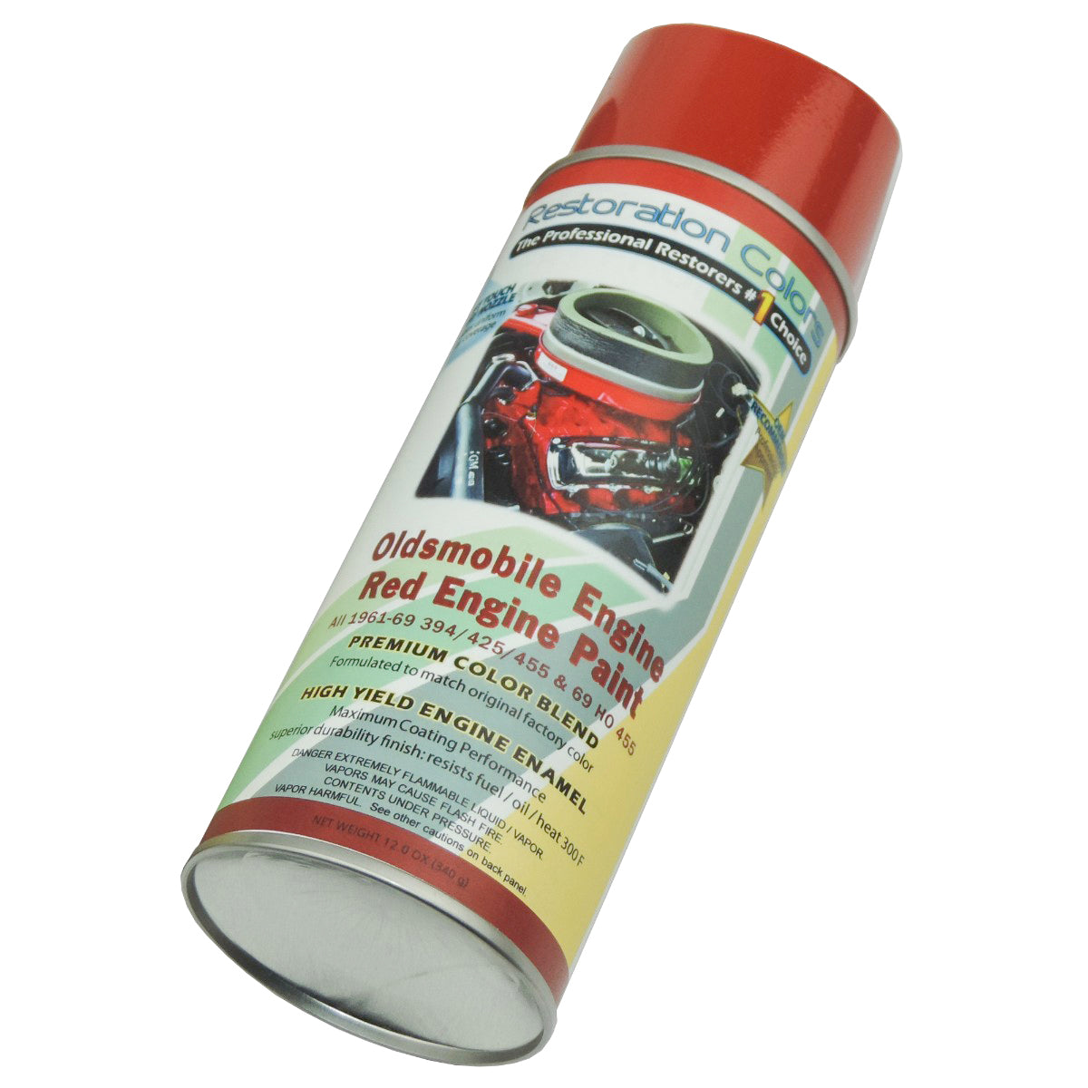 1968-69 Oldsmobile 455cid Hurst Olds Red Engine Paint 1pc