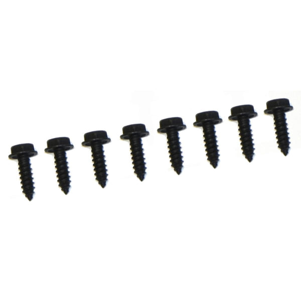 1964-79 GM Firewall Mounting Screws #10 x 5/8", Black 8pc