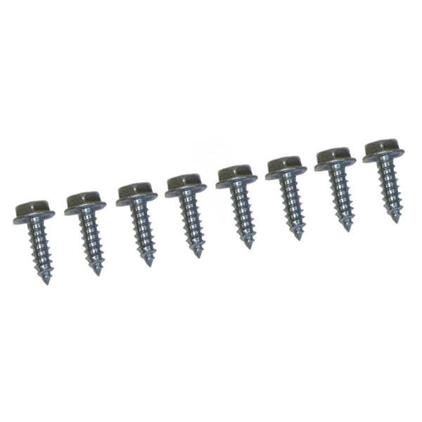 1964-79 GM Firewall Mounting Screws #10 x 5/8", Silver 8pc