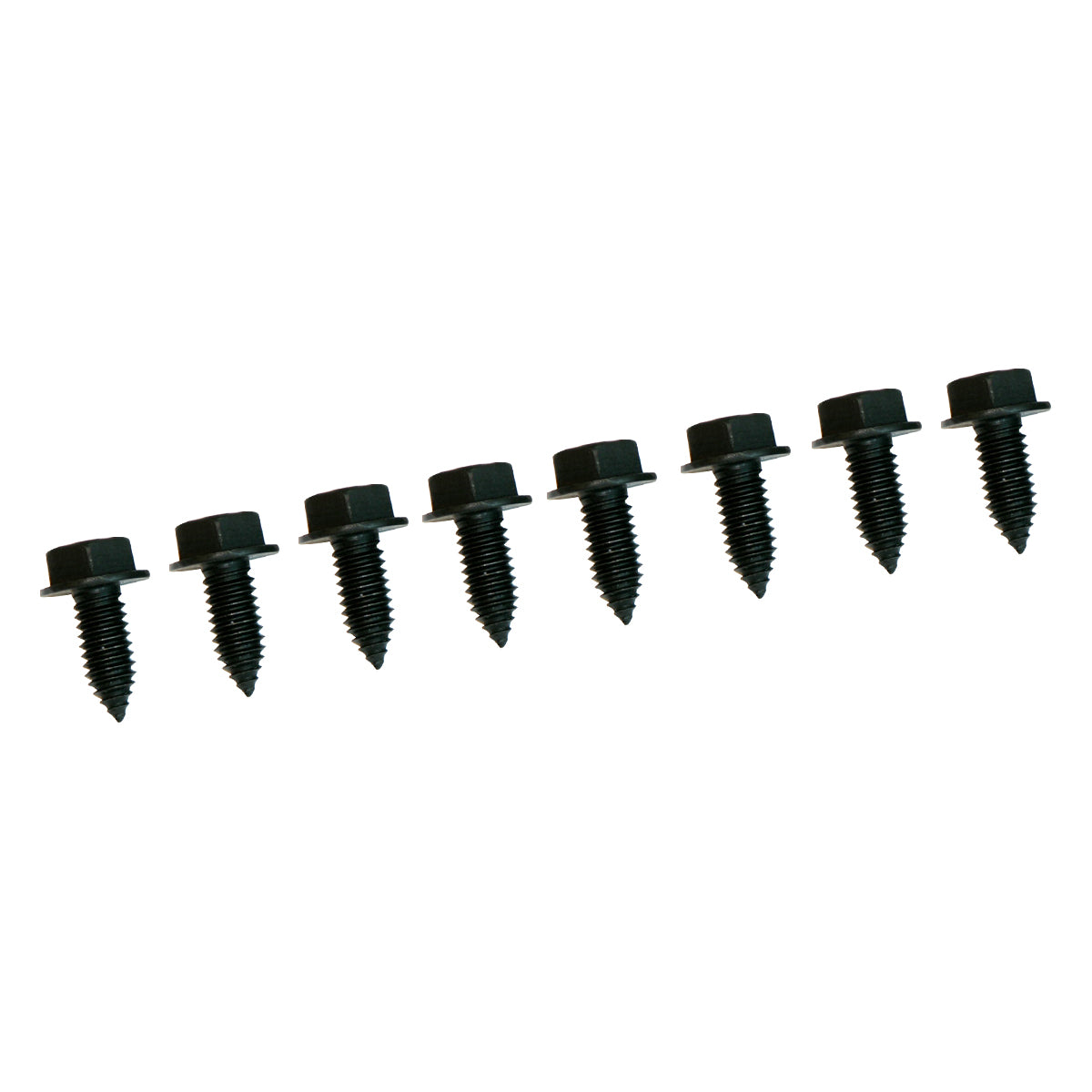 1964-79 GM Firewall Mounting Screws #10X1/2 Black 8pc