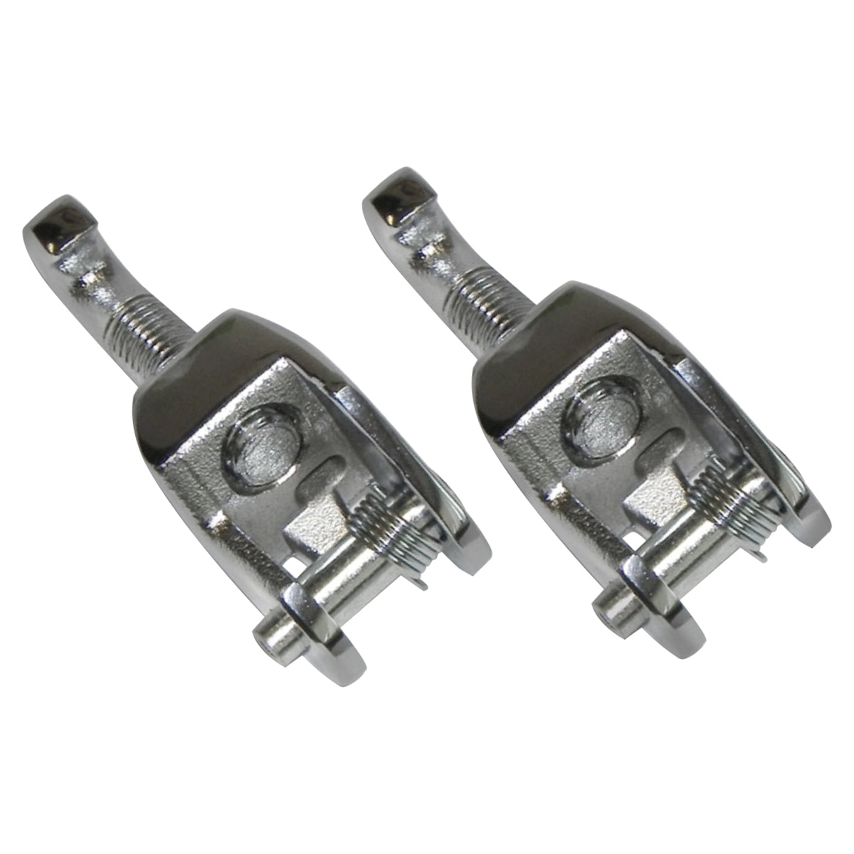 1964-72 GM A-Body, 1967-69 F-Body Convertible Top Front Lock Hook and Knuckles 2pc