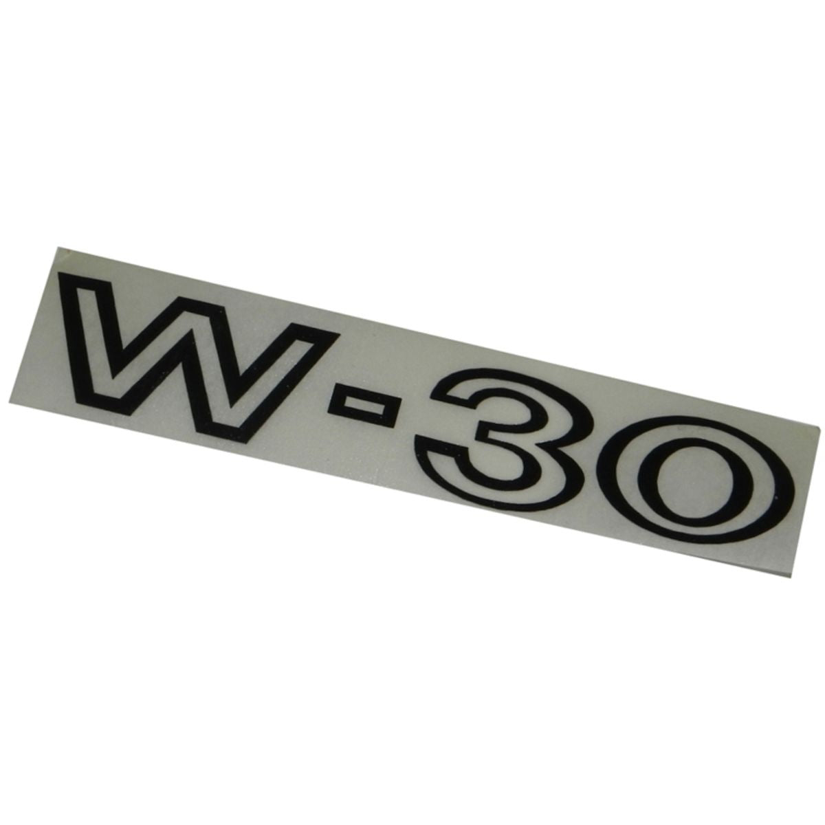 1969 Oldsmobile W-30 Front Fender Decals, Black 1pc