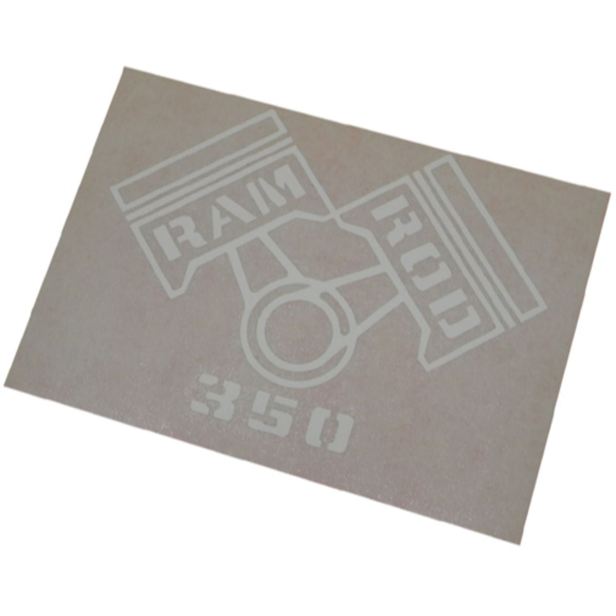 1968 Oldsmobile Ram Rod 350 Decal, White 1pc