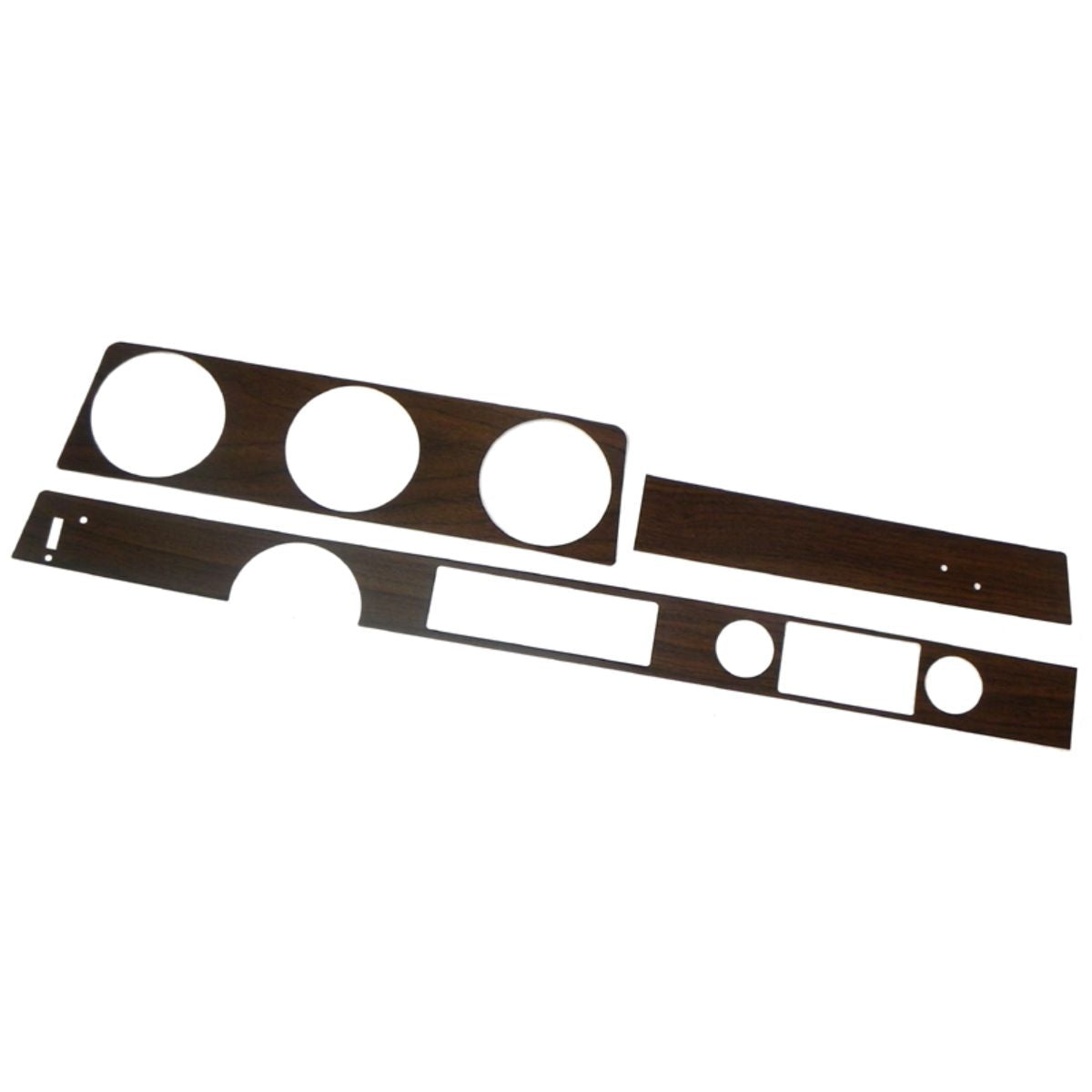 1971 Oldsmobile Cutlass Hardtop Wood Grain Dash Inserts, 3pc