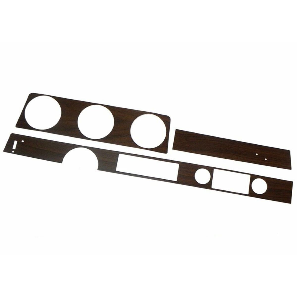 1972 Oldsmobile Cutlass Wood Grain Dash Inserts 3pc