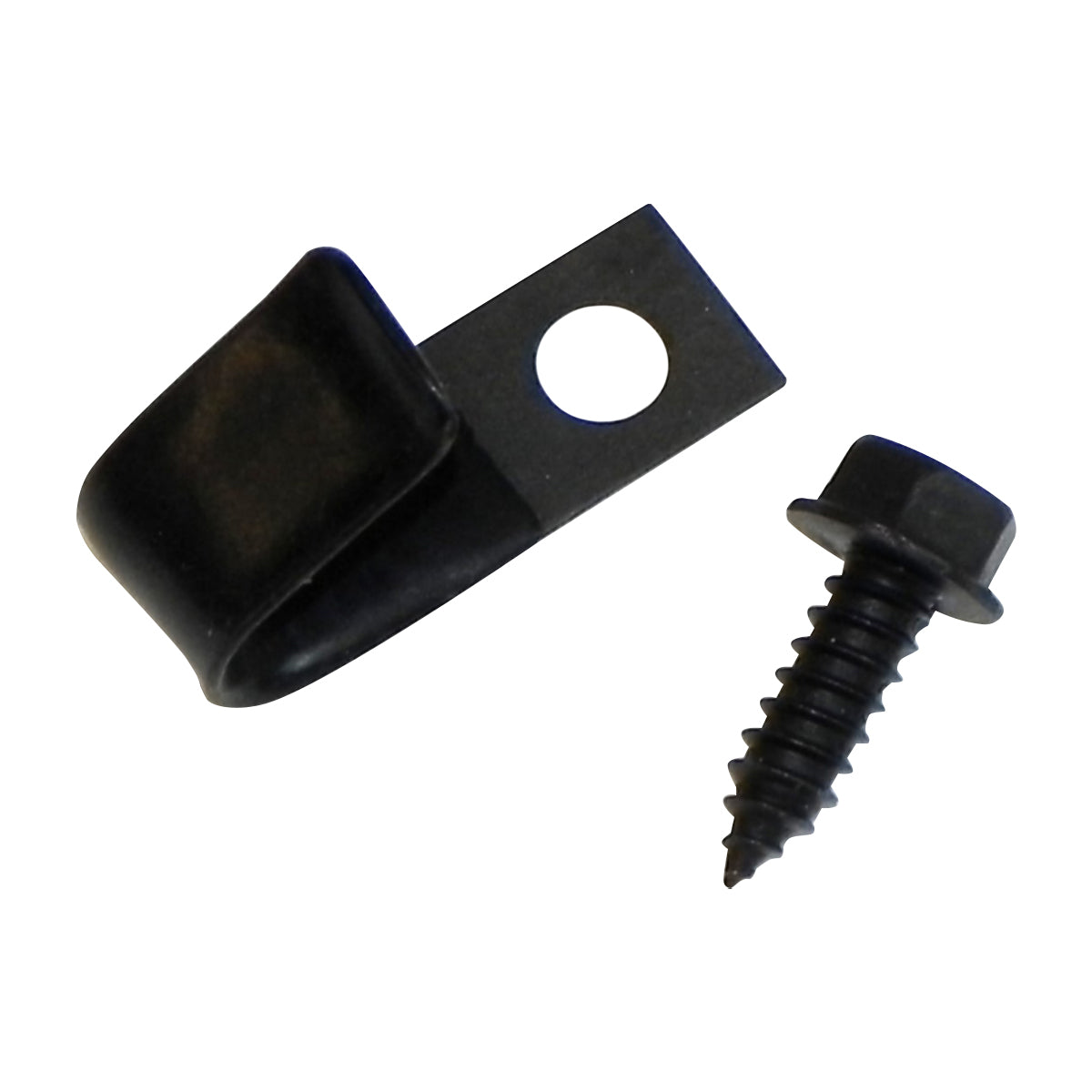 1968-70 Cutlass Tachometer to Firewall Wire Clip and Bolt 2pc